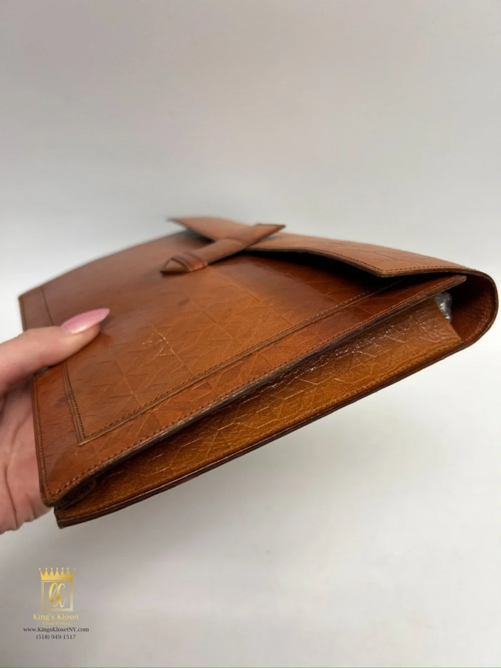 YSL vintage leather clutch - Picture 3 of 12
